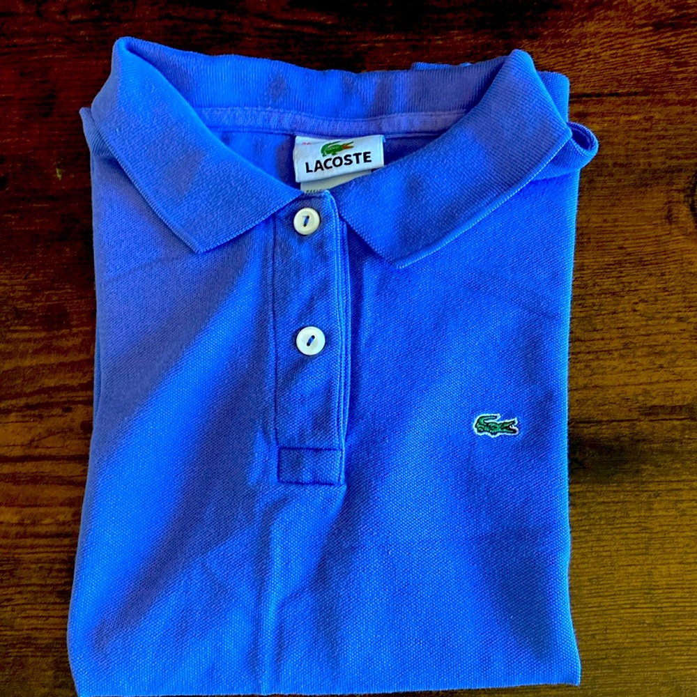 Lacoste Blue Short Sleeve Polo Shirt